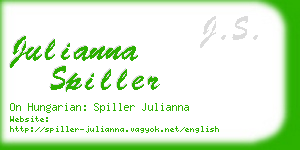 julianna spiller business card